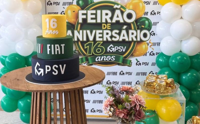 FIAT PSV em Rolim de Moura está comemorando 16 ANOS com um grandioso FEIRÃO DE ANIVERSÁRIO de OFERTAS IMPERDÍVEIS