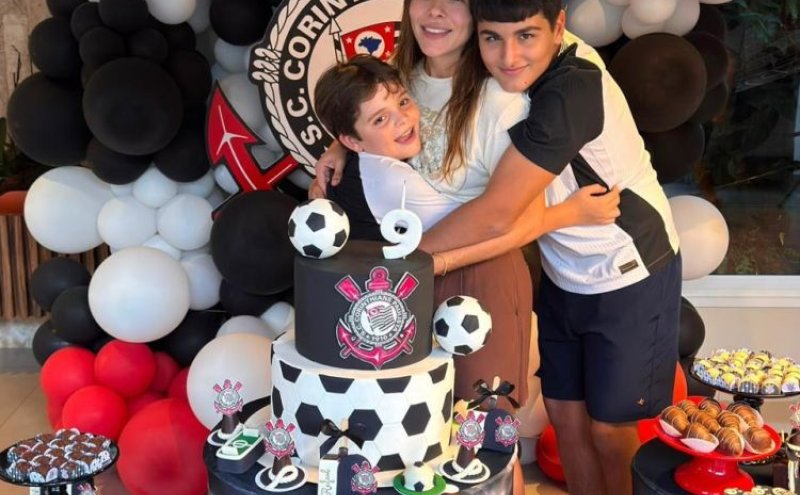 A empresária Poliana Miranda festejou os 09 ANOS do filho caçula Rafael